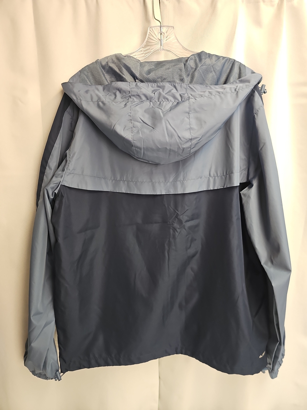 Quiksilver Men’s Two-Tone Blue Windbreaker Jacket Sz L/G - Picture 7 of 14